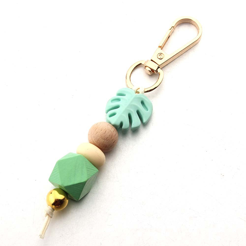 Wholesale Cartoon Flower Hangers Creative Color Silicone Beaded Bracelet